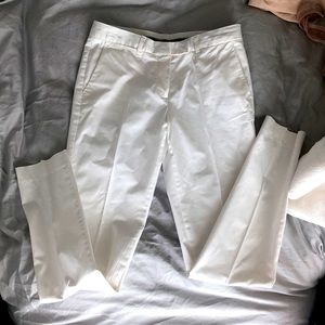 Jack Rogers sz 6 off white fitted low rise pants
